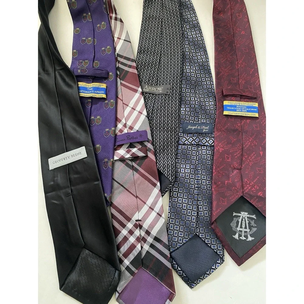 Knock Ties. Lot Of 14 Assorted. Various Brands.